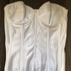 Dominique long line corset bra wedding 38c