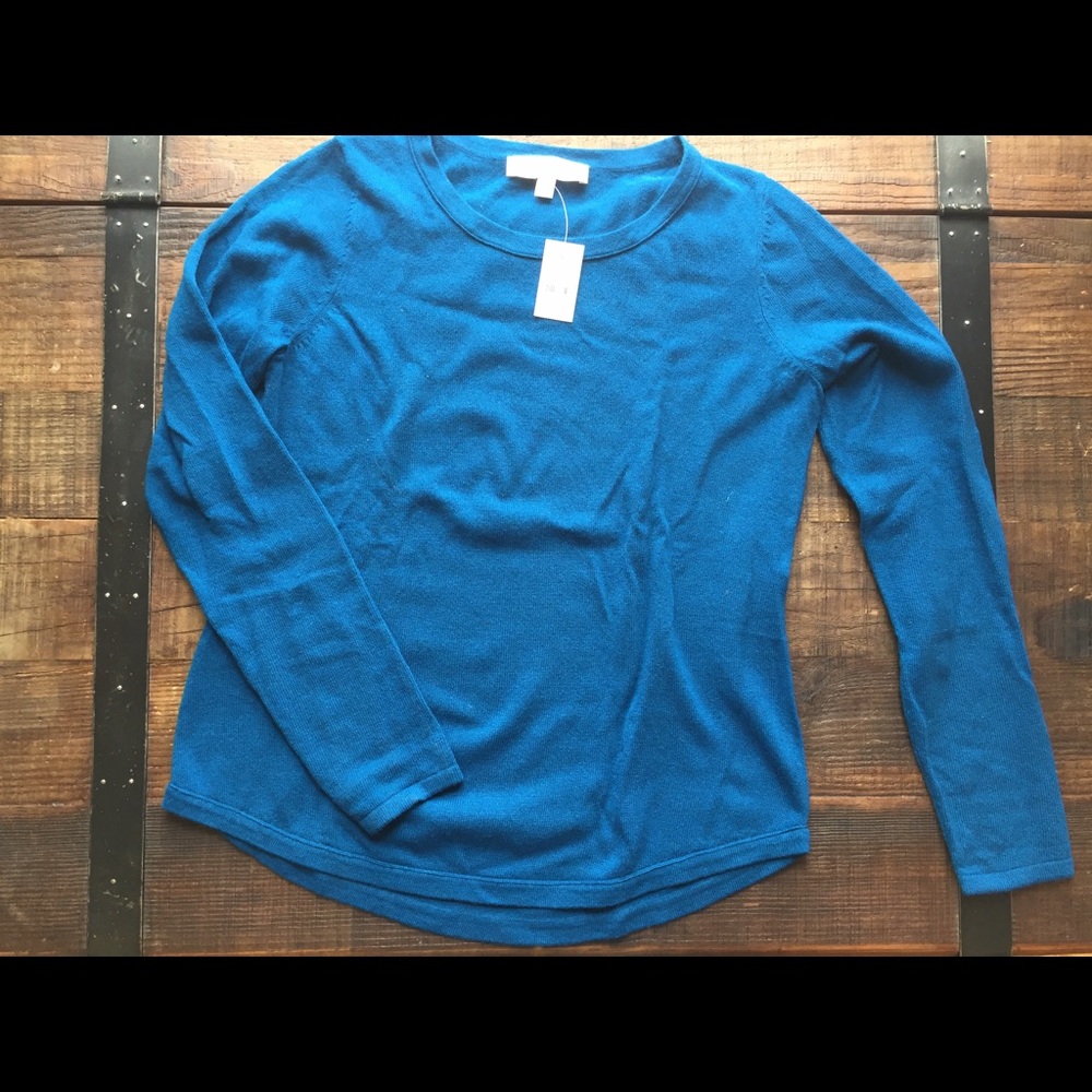 Blue sweater from LOFT