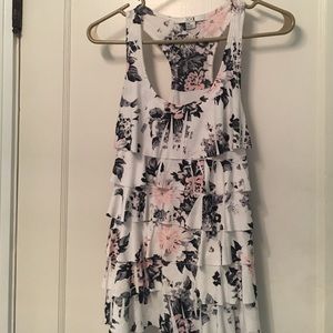 Tiered Forever 21 Floral Tank