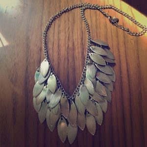 Art Deco Feather Necklace