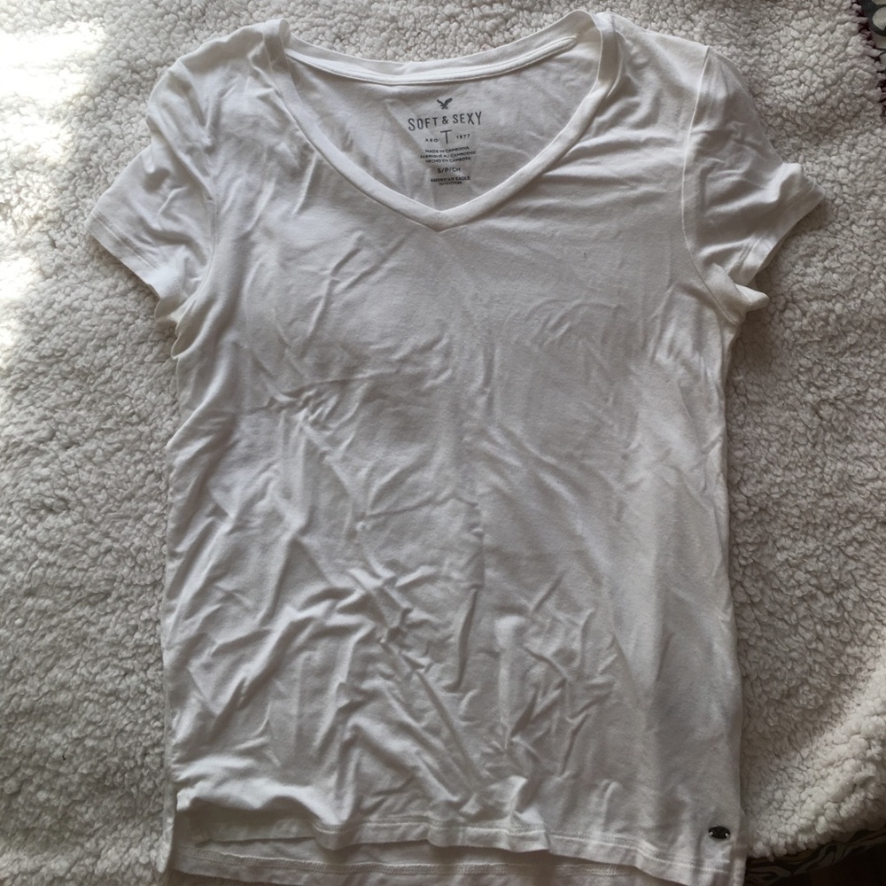 White Tee American Eagle