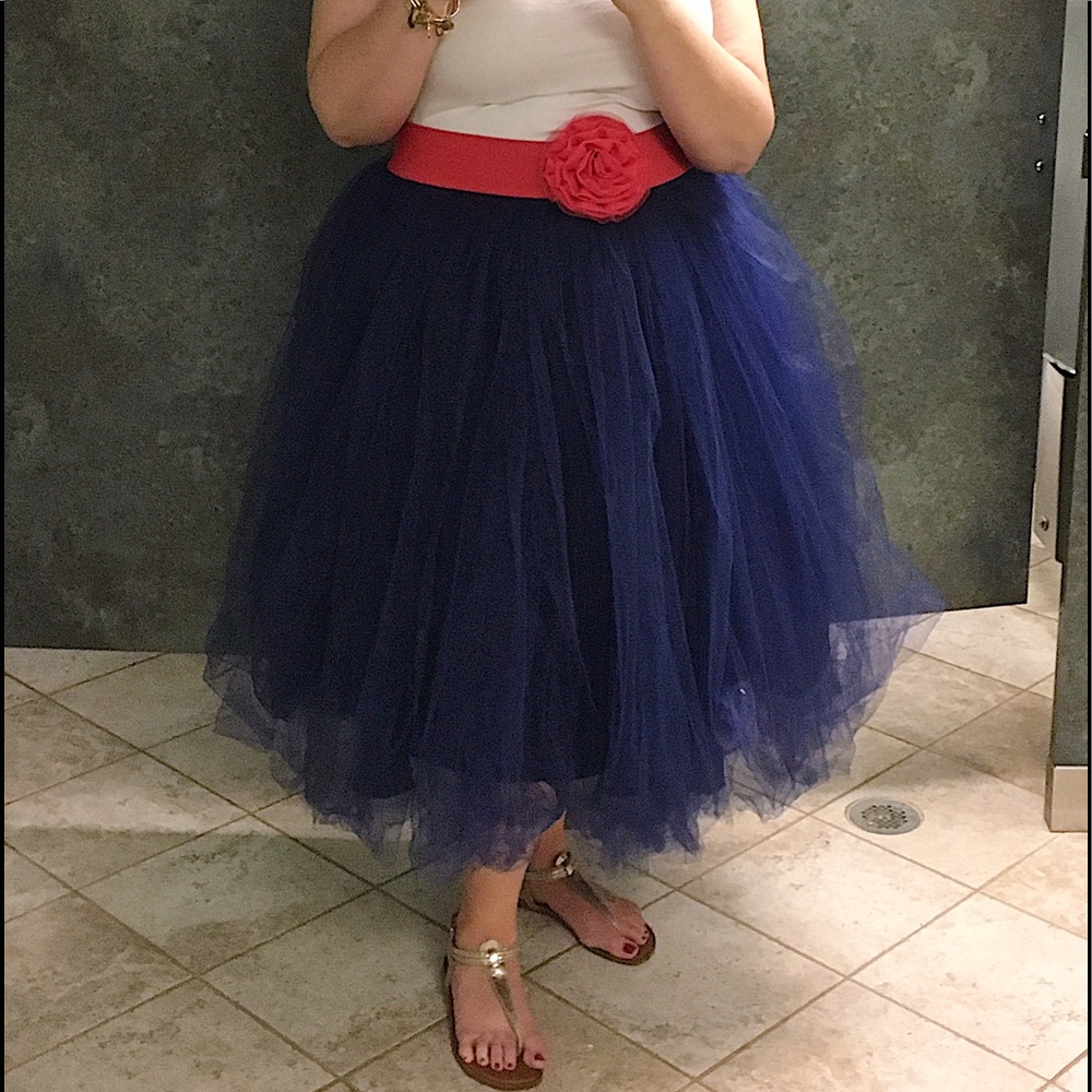 Navy blue Tutu skirt