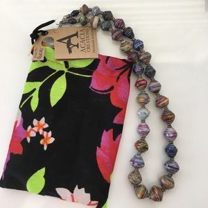 NWT necklace, handmade in Kenya