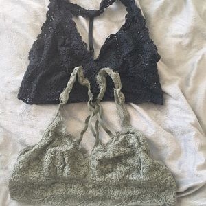 2 aerie bralettes