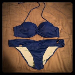 🆕 VS Royal Blue Swim Suit Top & Bottom