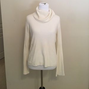 Madewell Bell-Sleeved Ribbed Turtleneck Sweater