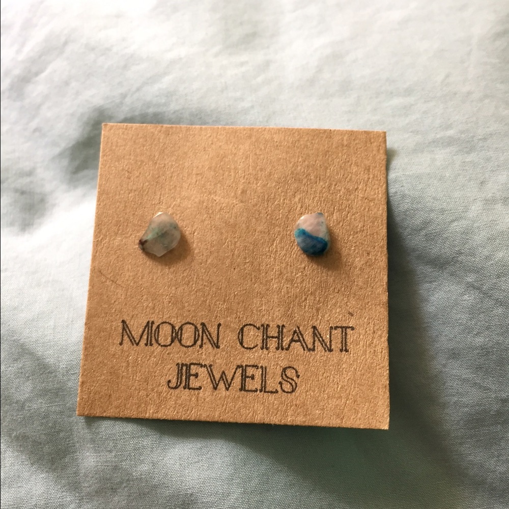 Chrysocolla earrings