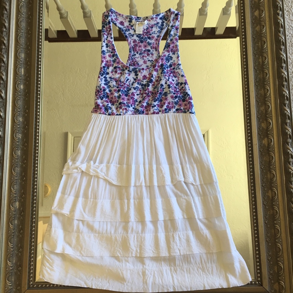 Stunning two-print racerback sun dress
