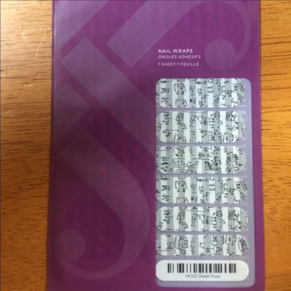 Sheet music nail wrap new!!