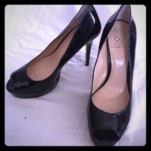 Vince Camuto patent leather pump