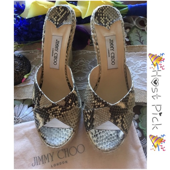 Jimmy Choo Shoes - HP 🎉 Jimmy Choo Wedge Shoes