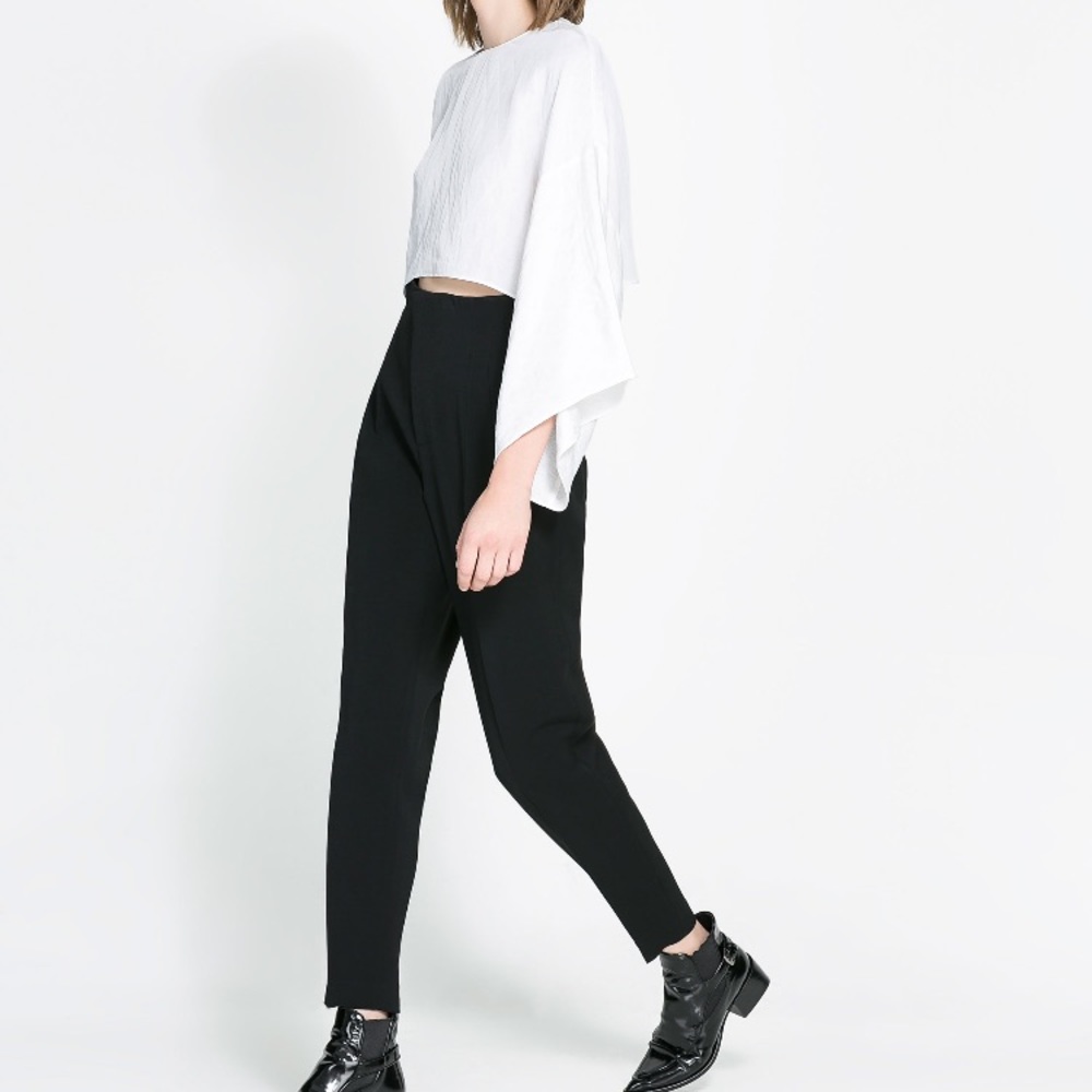 Zara STUDIO cropped blouse - Picture 2 of 6