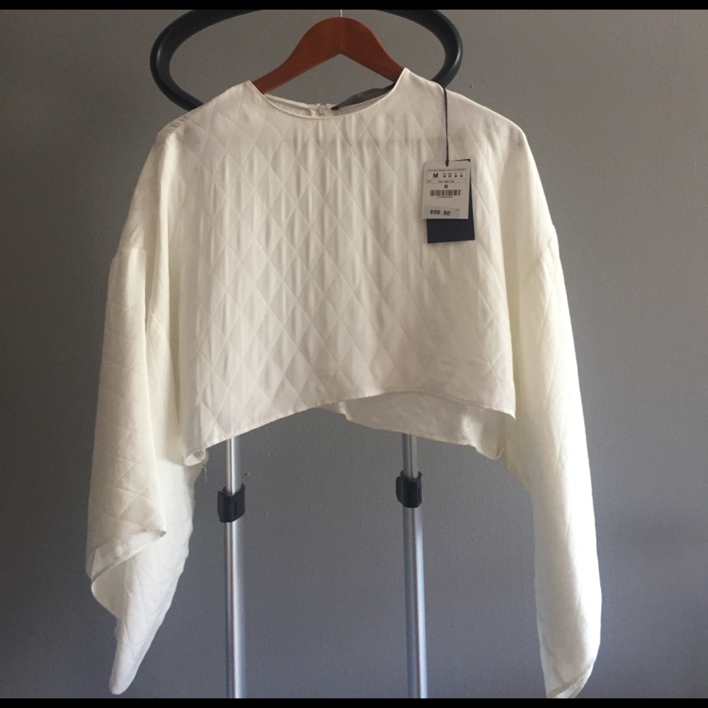 Zara STUDIO cropped blouse - Picture 3 of 6