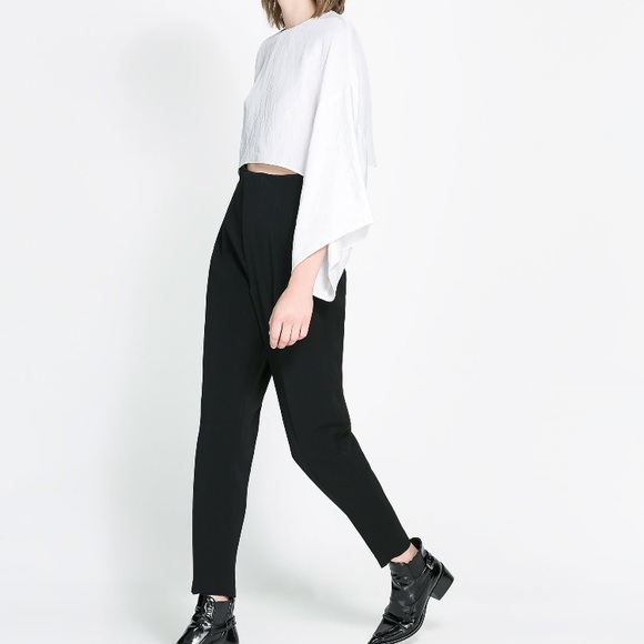 Zara STUDIO cropped blouse - Picture 2 of 6