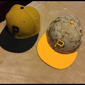 Two new era Pittsburgh pirates hats