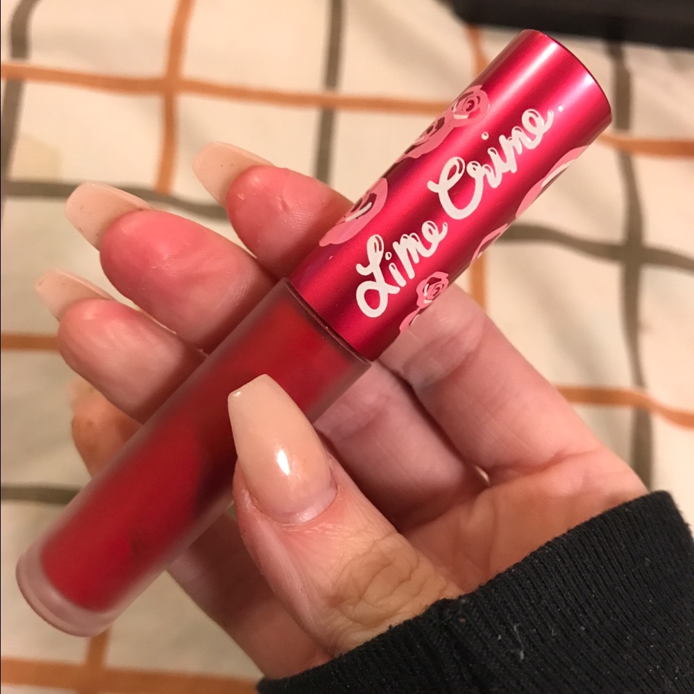 Matte Velvetines Red Velvet Lime Crime Lipstick