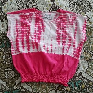 Summer tie die top