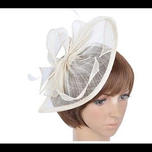 Beige Fascinator!!