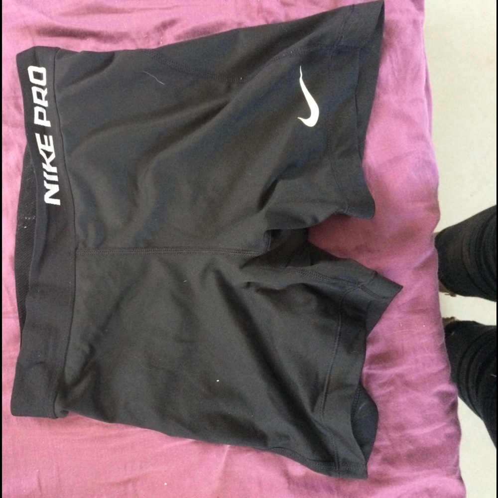 Nike pro size small spandex shorts