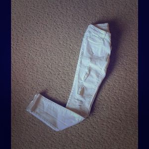 White Ripped Jeans