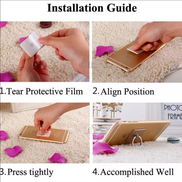 PINK • Cellphone Ring Holder Stand 📲 - Picture 7 of 7