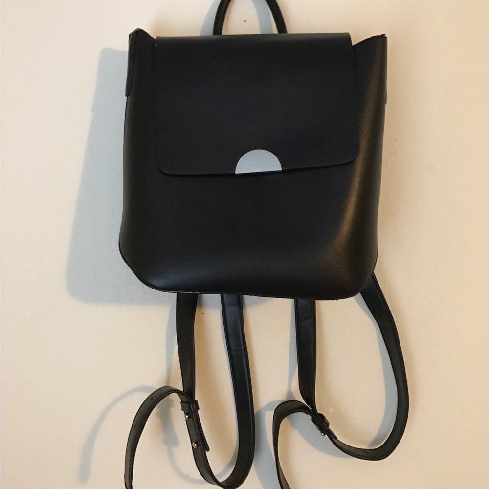 Black Backpack Purse