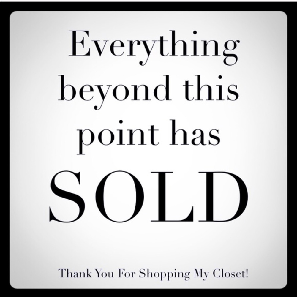 Thanks for shopping my closet!