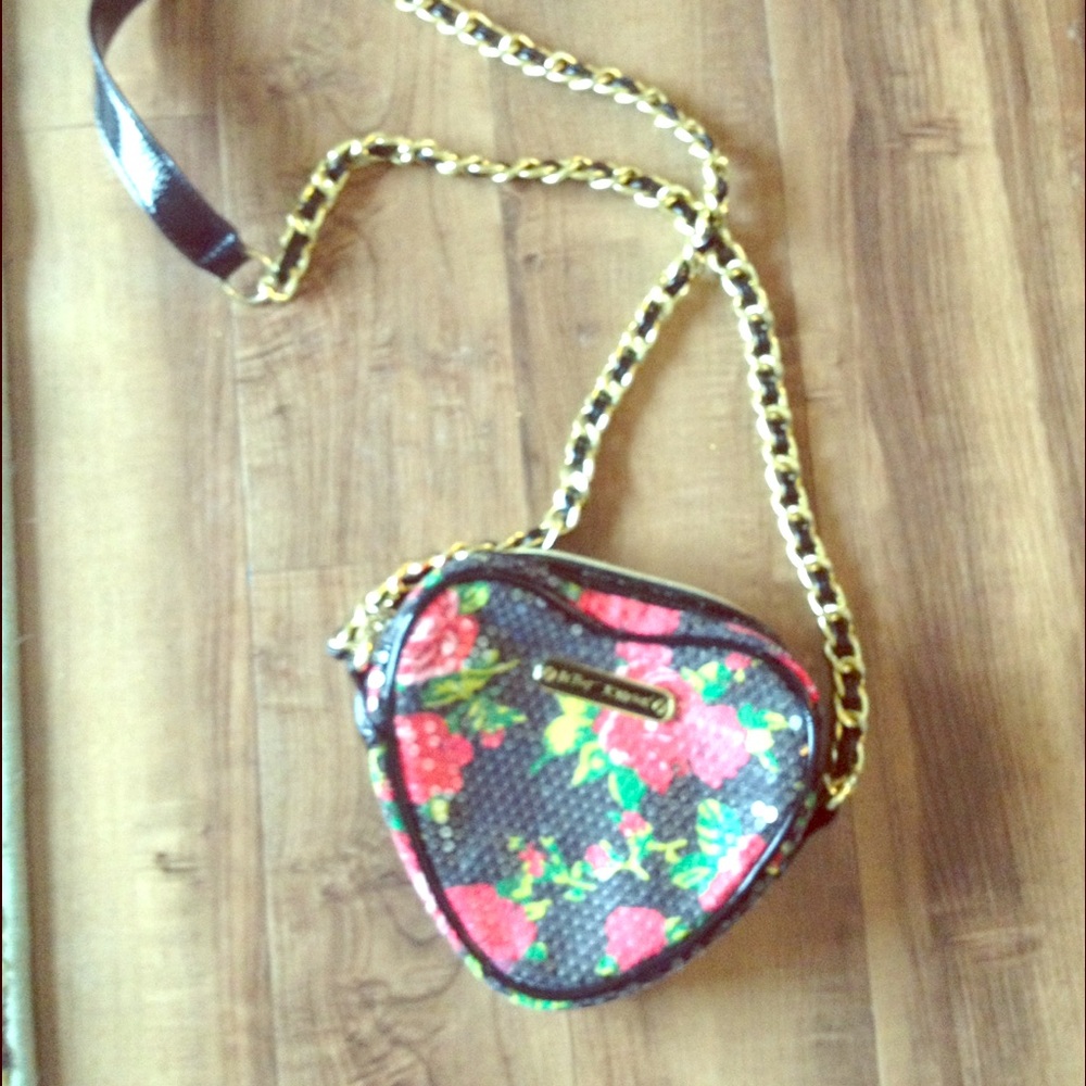 CHIC Betsey Johnson Sequin Crossbody!! LIKE NEW!