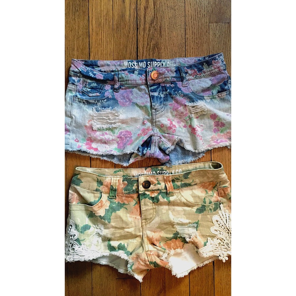 Floral Shorts (Sold as Pair)