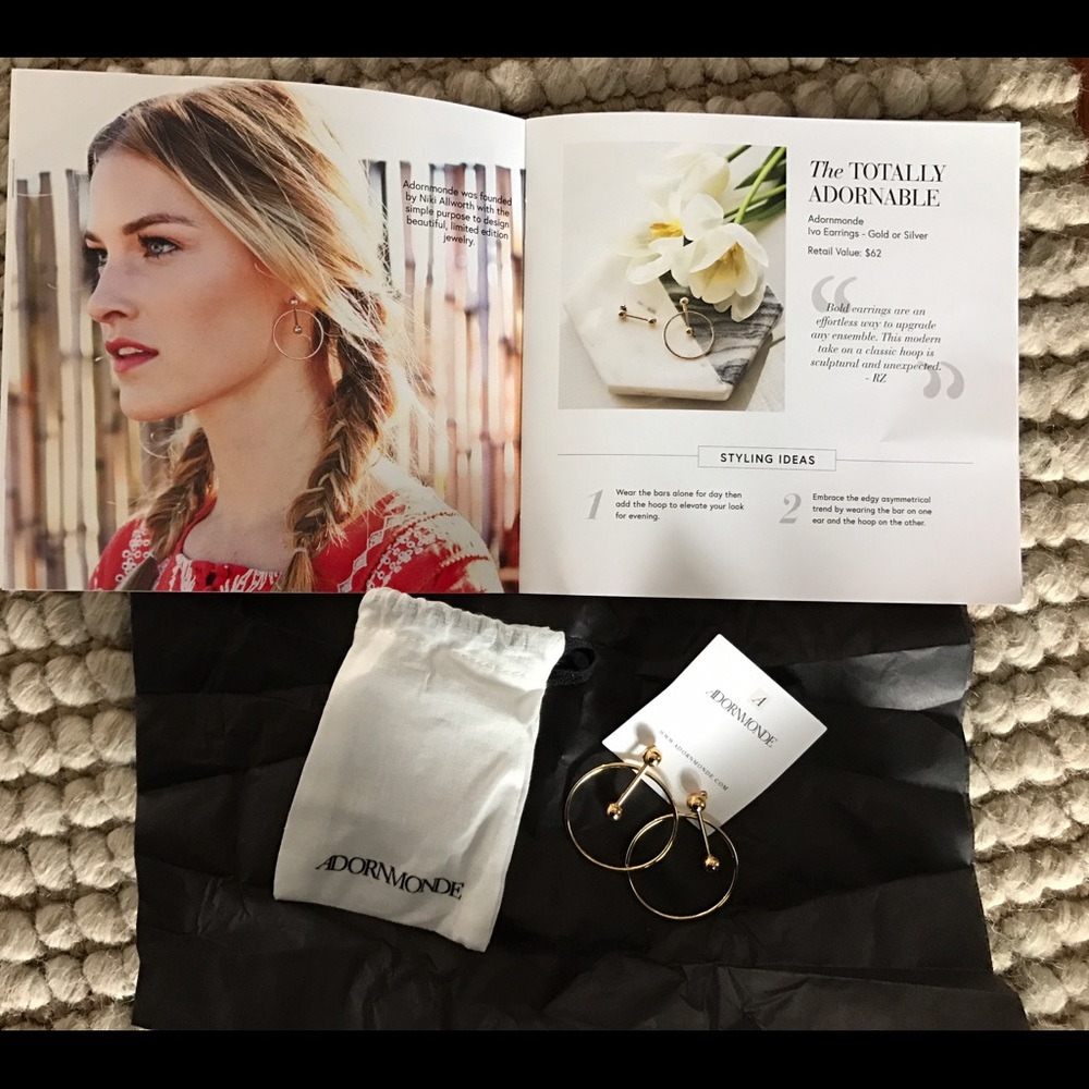 Rachel Zoe Totally Adornable Gold Ivo Earrings