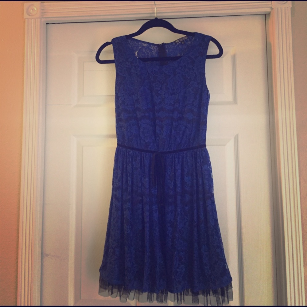 Blue summer dress