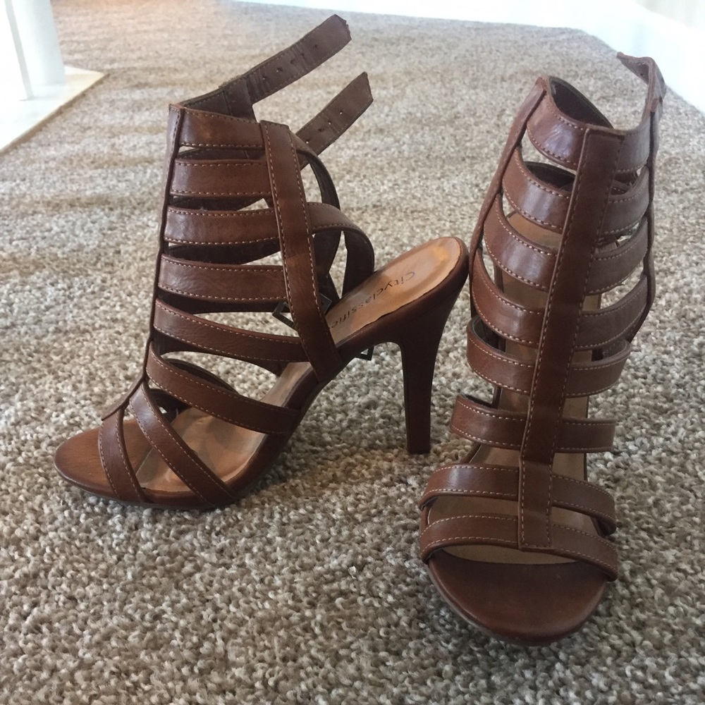 Gladiator Heeled Sandals