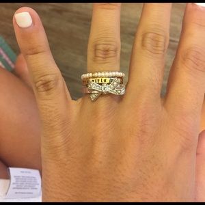 Juicy couture size 6 rings