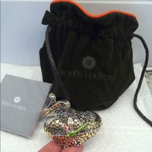 jOHN HARDY DRAGONFLY CUFF BRACELET 925 & 18K