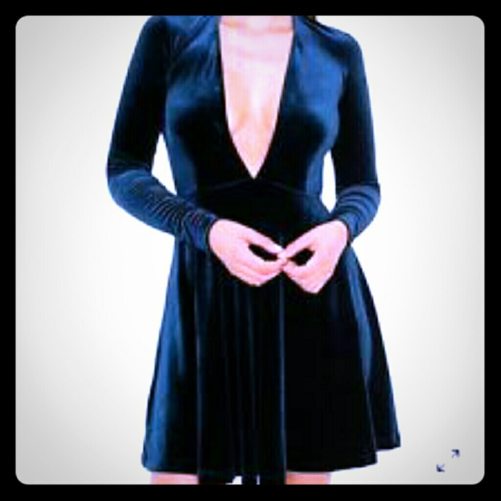 American Apparel Deep V dress