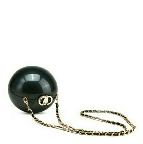 Pink Haley Handbags - Pink Haley Pearl crossbody clutch in Black