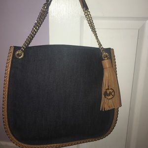 Dark denim Michael Kors purse