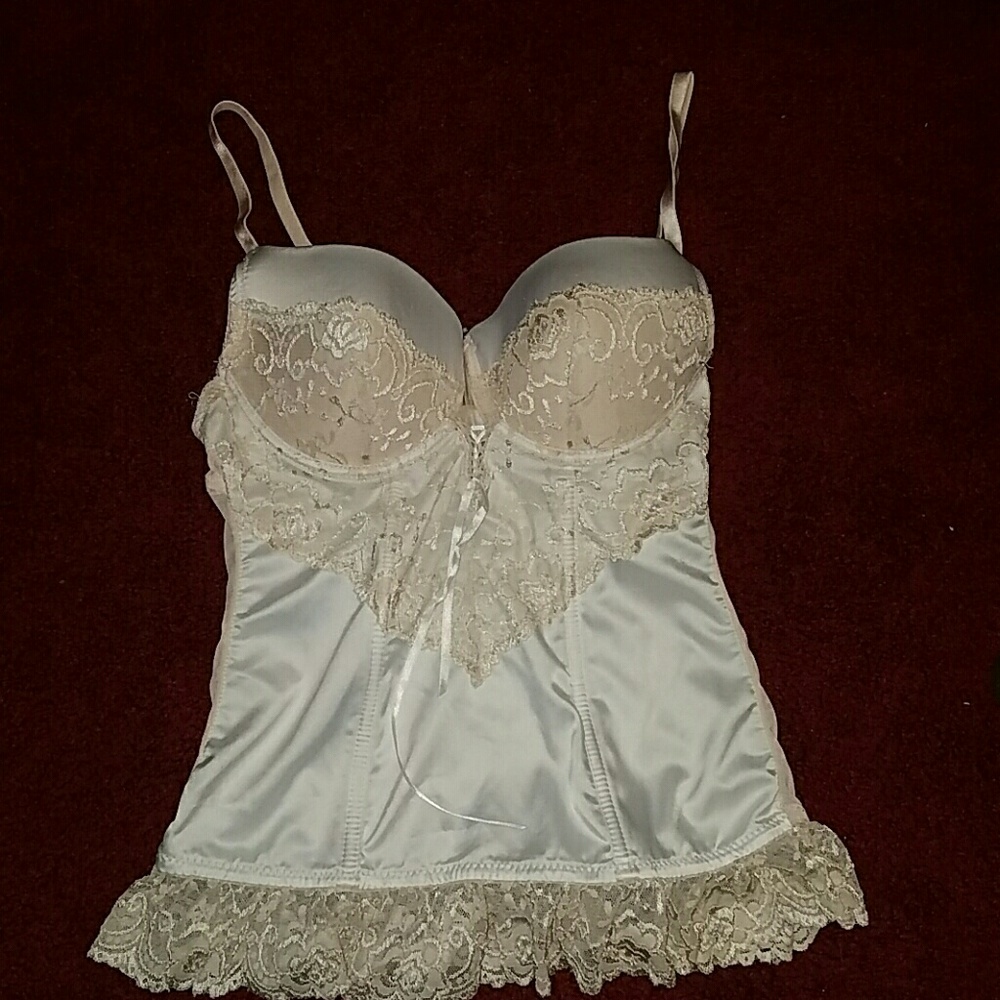 Cream Lingerie Top