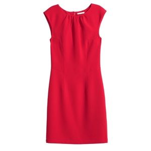 NWOT - Red Crêpe Dress