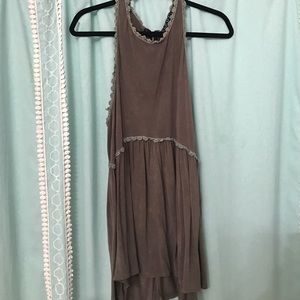 Babydoll long tank top
