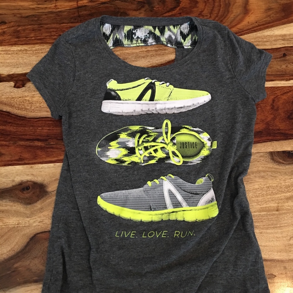 Justice Girls Running Tshirt