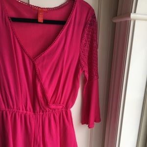 Hot Pink Romper