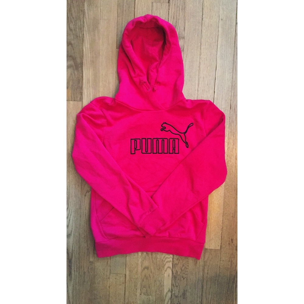 Hot Pink Puma Hoodie