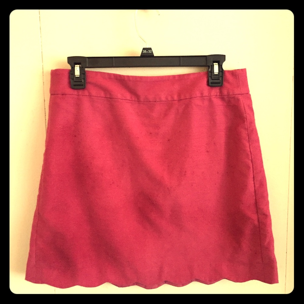 Ann Taylor Loft Pink Pencil Skirt