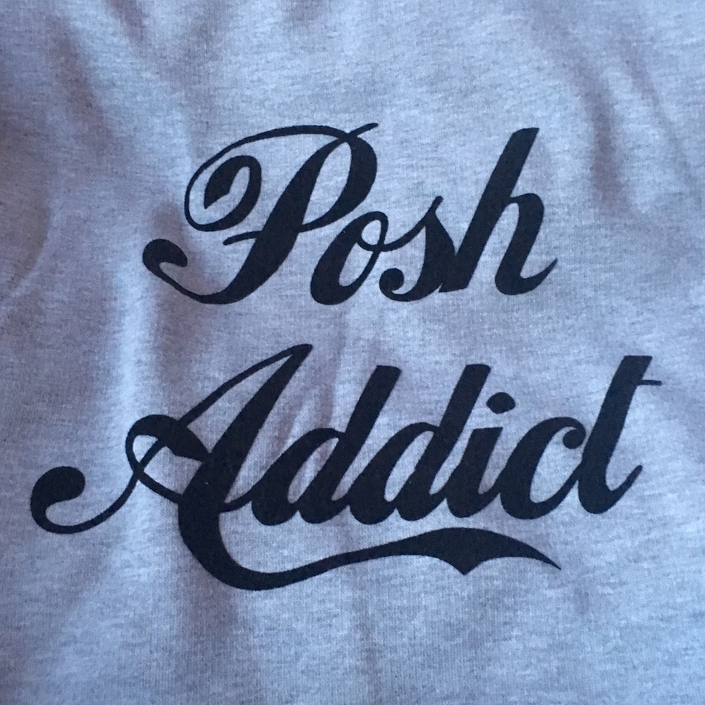 Incognito Tees Posh Addict Crewneck Sweater 2X&3X - Picture 2 of 2