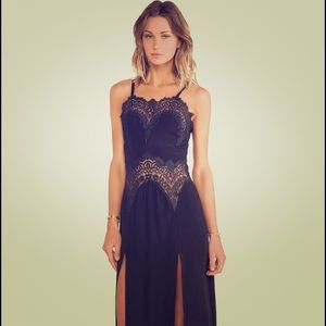 For Love and Lemons Black Bourbon Lace Dress