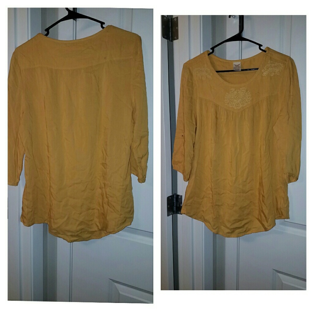 Faded Glory 3/4 sleeve top