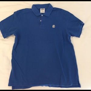 Billionaire boys club bape men's polo royal blue M