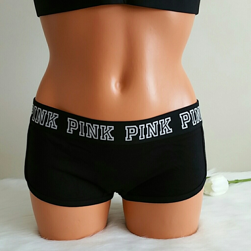 Nwt Pink Vs Sports Bra M & Boyshort M .SET - Picture 3 of 8