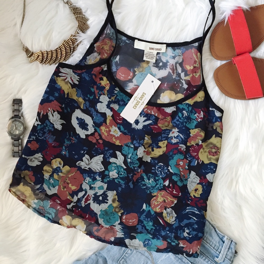 Sans Souci Floral Printed Cami